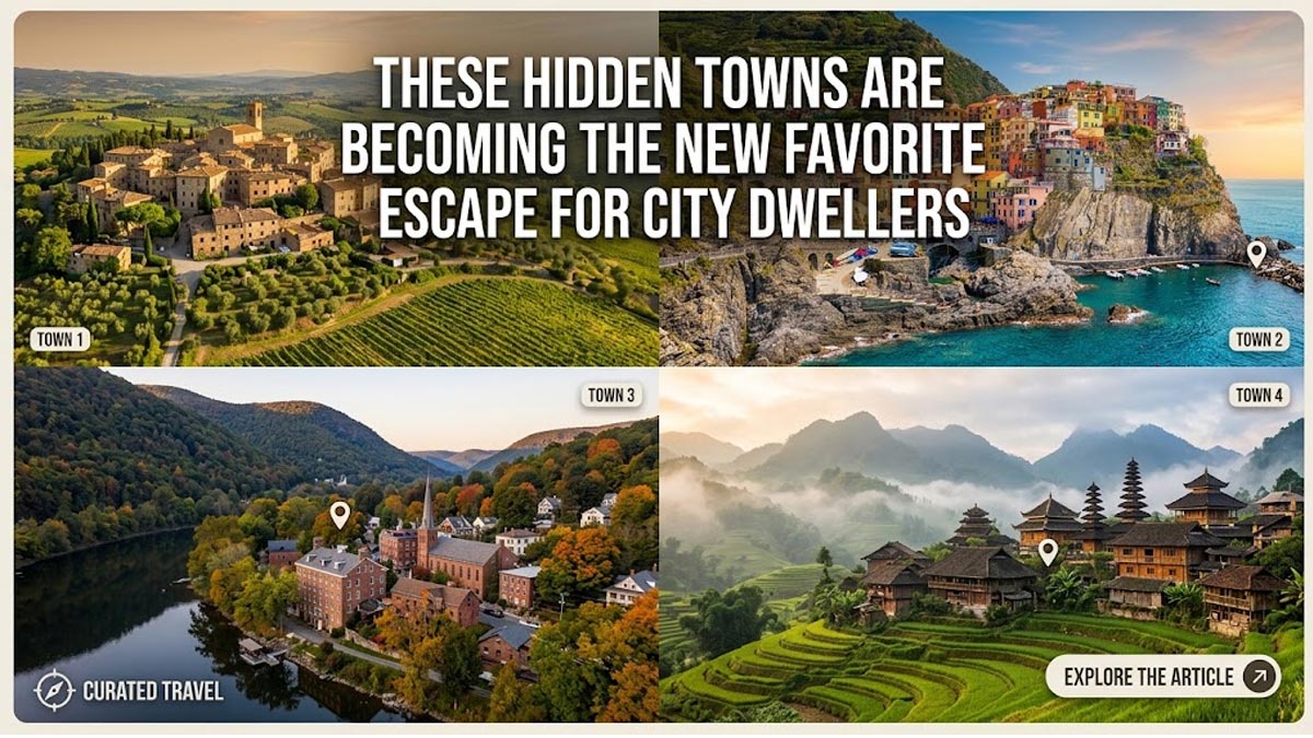 These Hidden Towns Are Becoming the New Favorite Escape for City Dwellers
